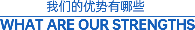 我們的優(yōu)勢(shì)有哪些？